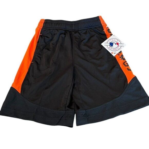 Youth Small 8 San Francisco Giants Cool Base Shorts Majestic NWT - Picture 1 of 5